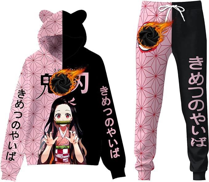 Nezuko hoodie pants woman